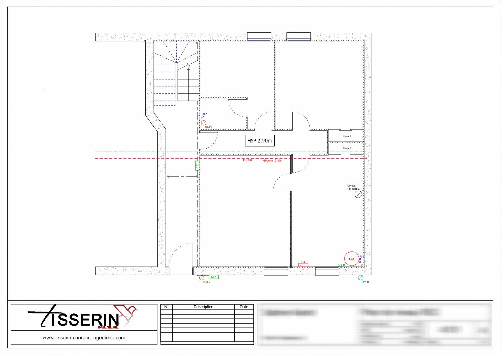 Réalisation d’un plan d’état des lieux d’un immeuble de logement à Cours-la-ville