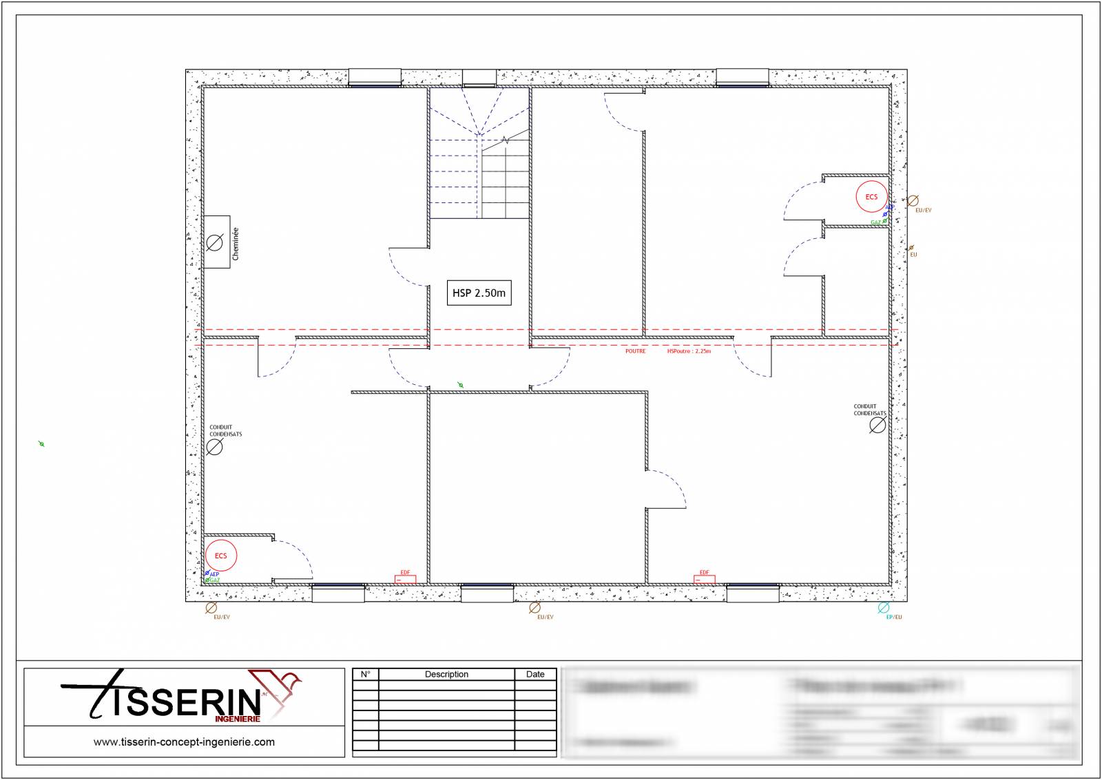 Réalisation d’un plan d’état des lieux d’un immeuble de logement à Cours-la-ville