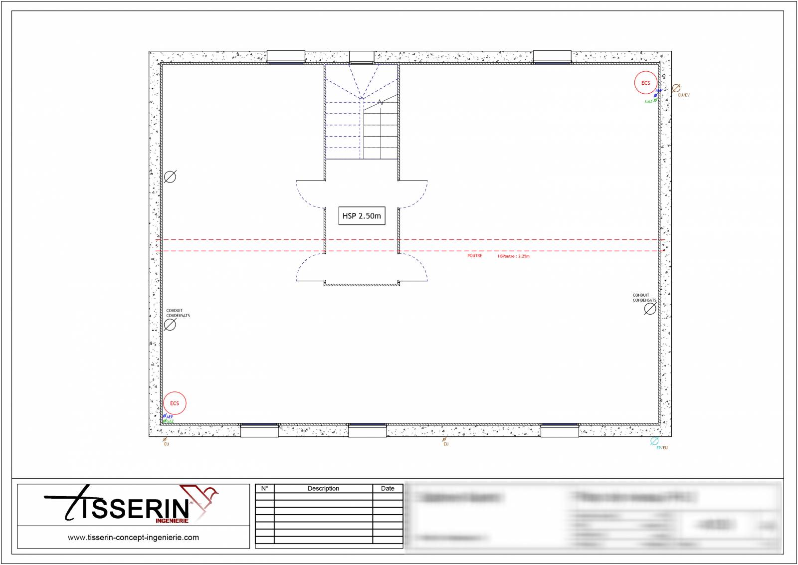 Réalisation d’un plan d’état des lieux d’un immeuble de logement à Cours-la-ville