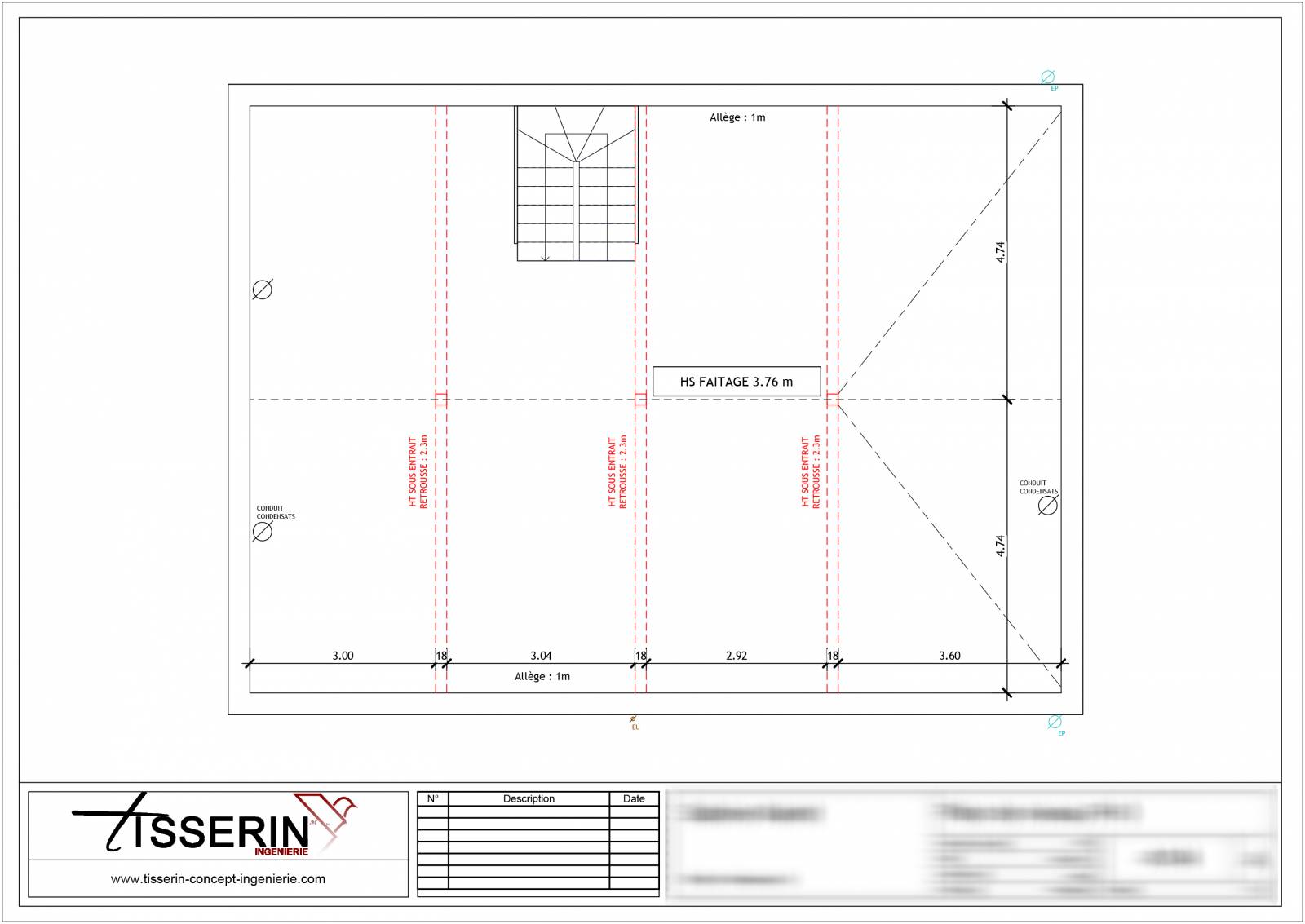 Réalisation d’un plan d’état des lieux d’un immeuble de logement à Cours-la-ville