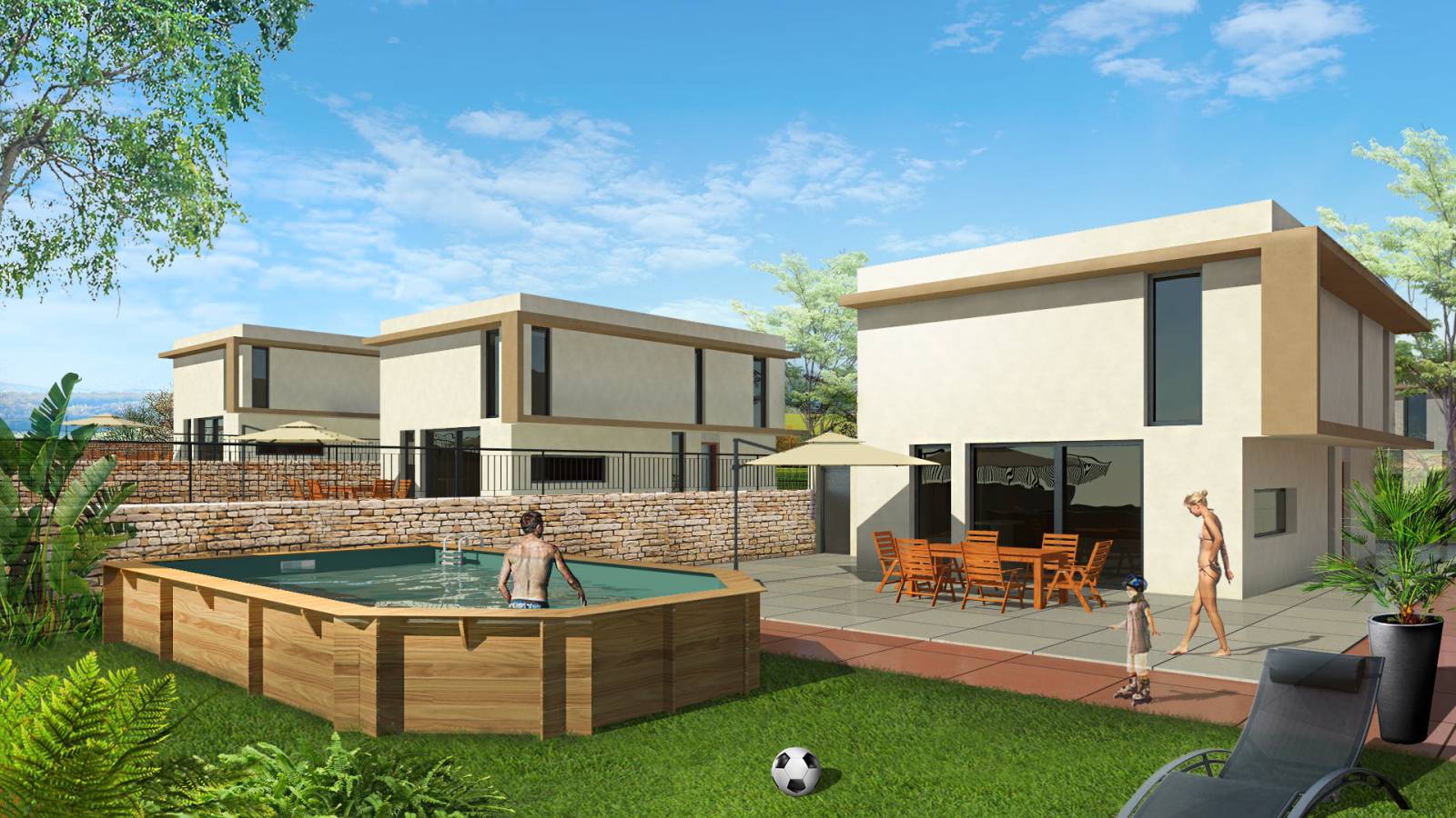 Conception d’un lotissement de maison individuelle traditionnelle par un architecte à Mâcon