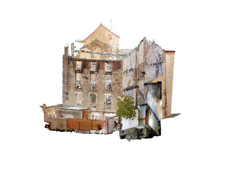 Scan 3D - nuage de point maison