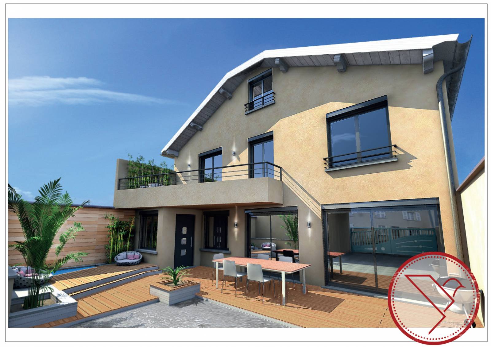 Création de visuel 3D par un architecte d’intérieur