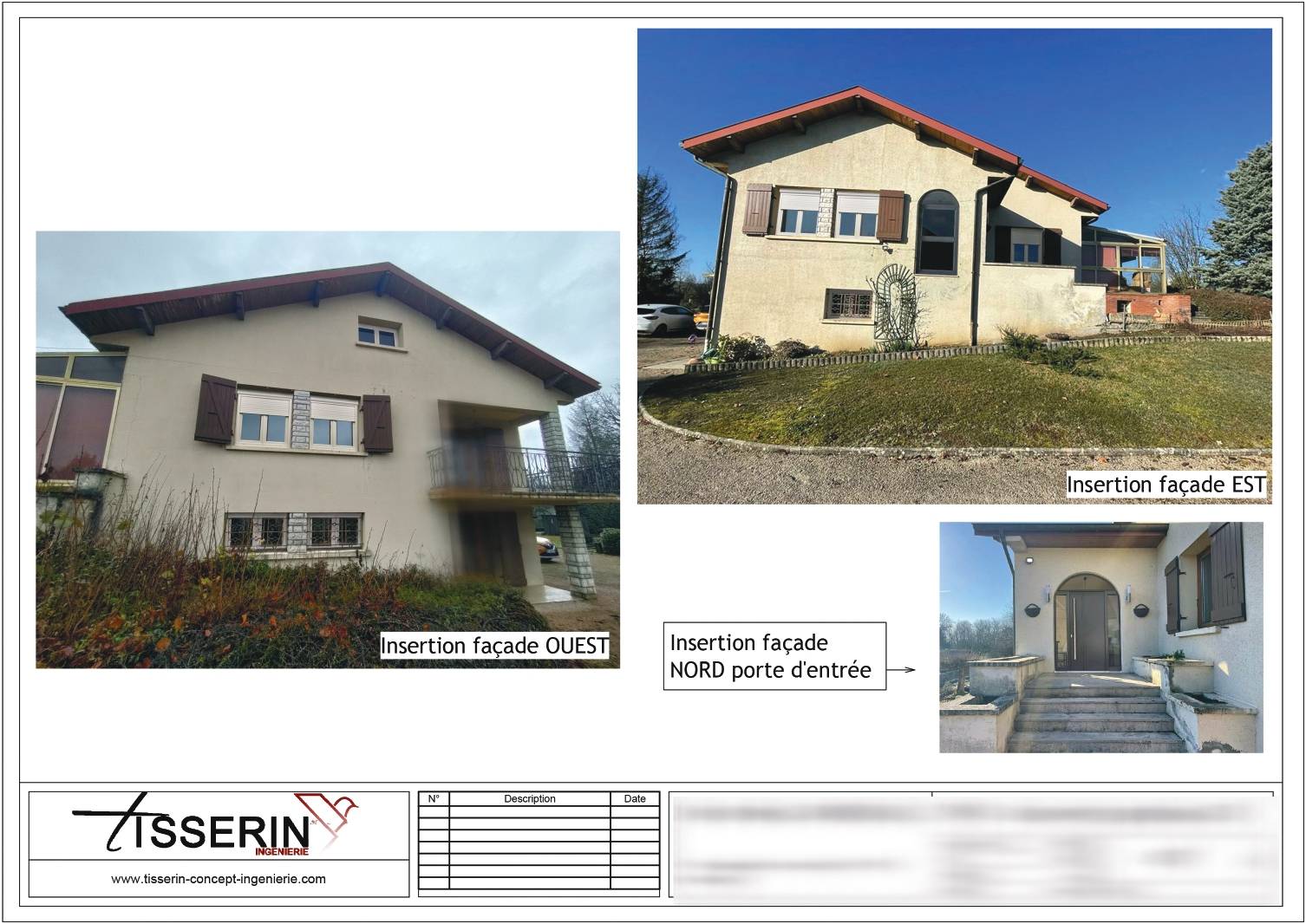 Insertion paysagère d'un changement de menuiserie pour une déclaration préalable de travaux à Vienne