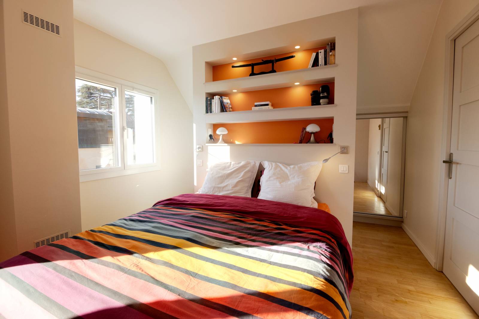 Rénovation chambre parentale avec dressing à Lyon