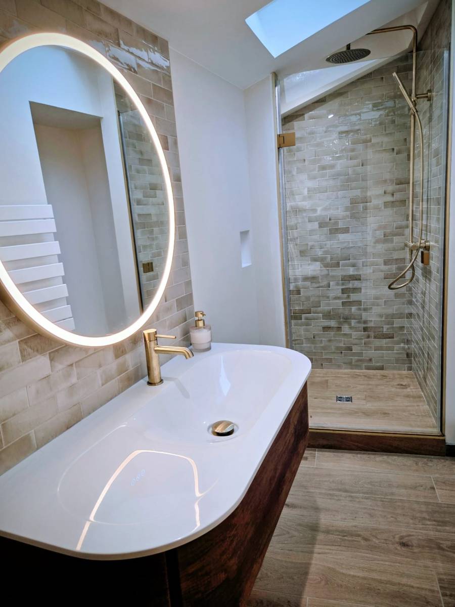 Rénovation complète d'une salle de bain à Lyon