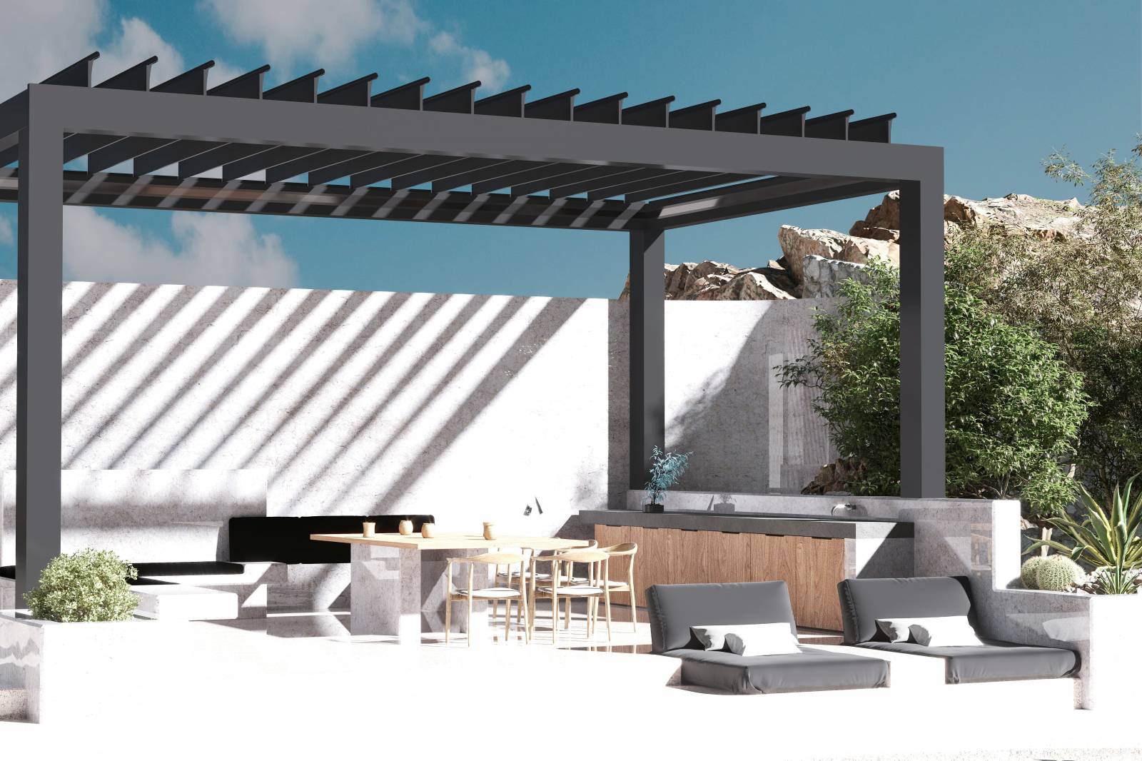 Autorisation d'urbanisme pour pergola à Vienne