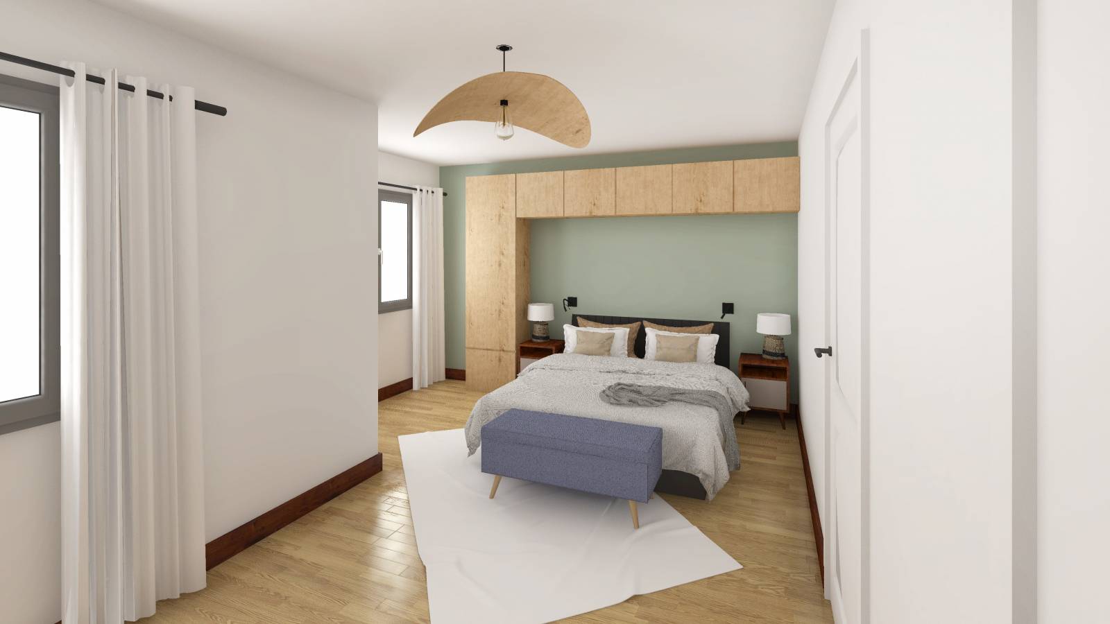 Rénovation d'une chambre parentale à Lyon