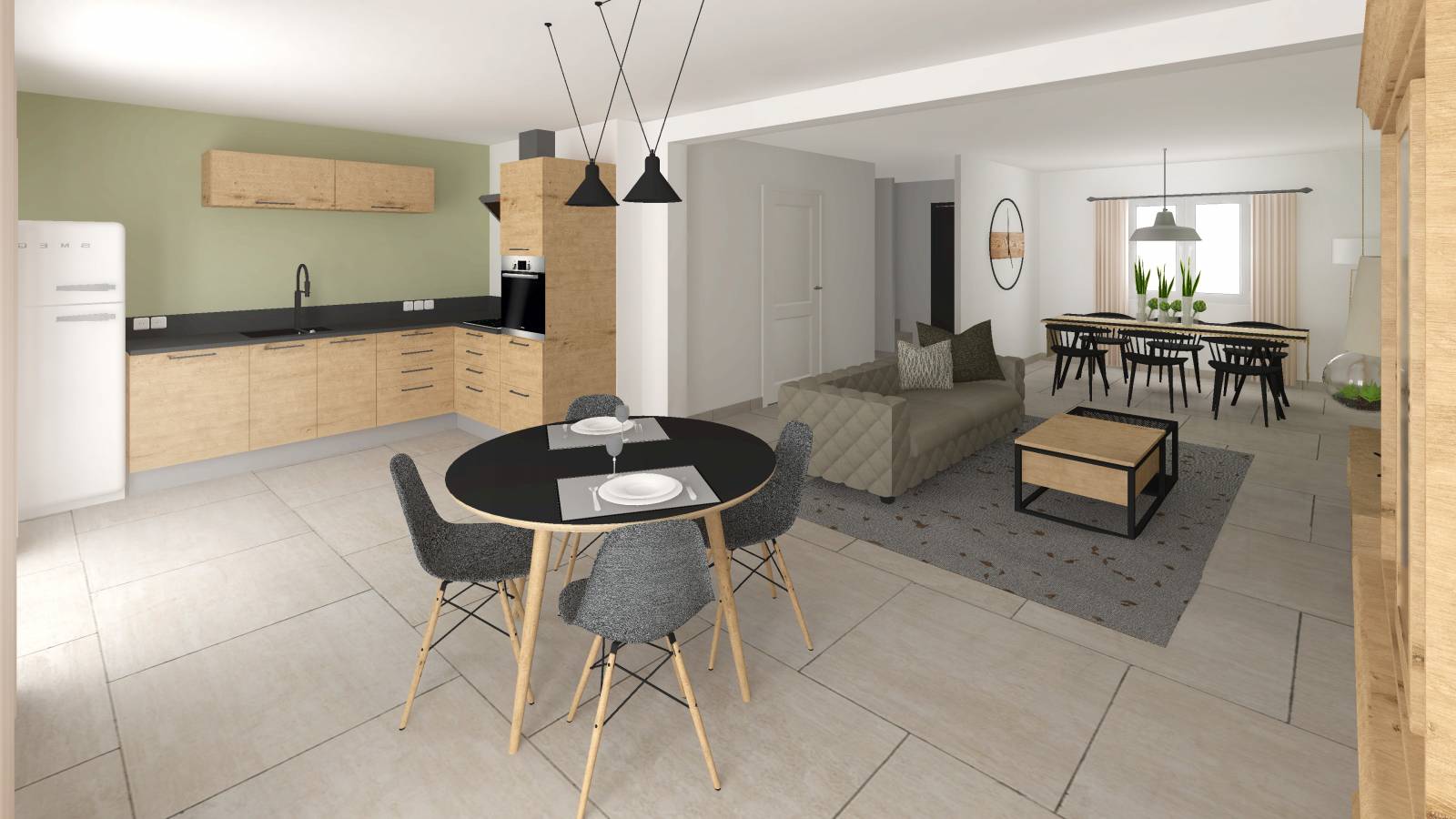 Rénovation d'un salon à Lyon