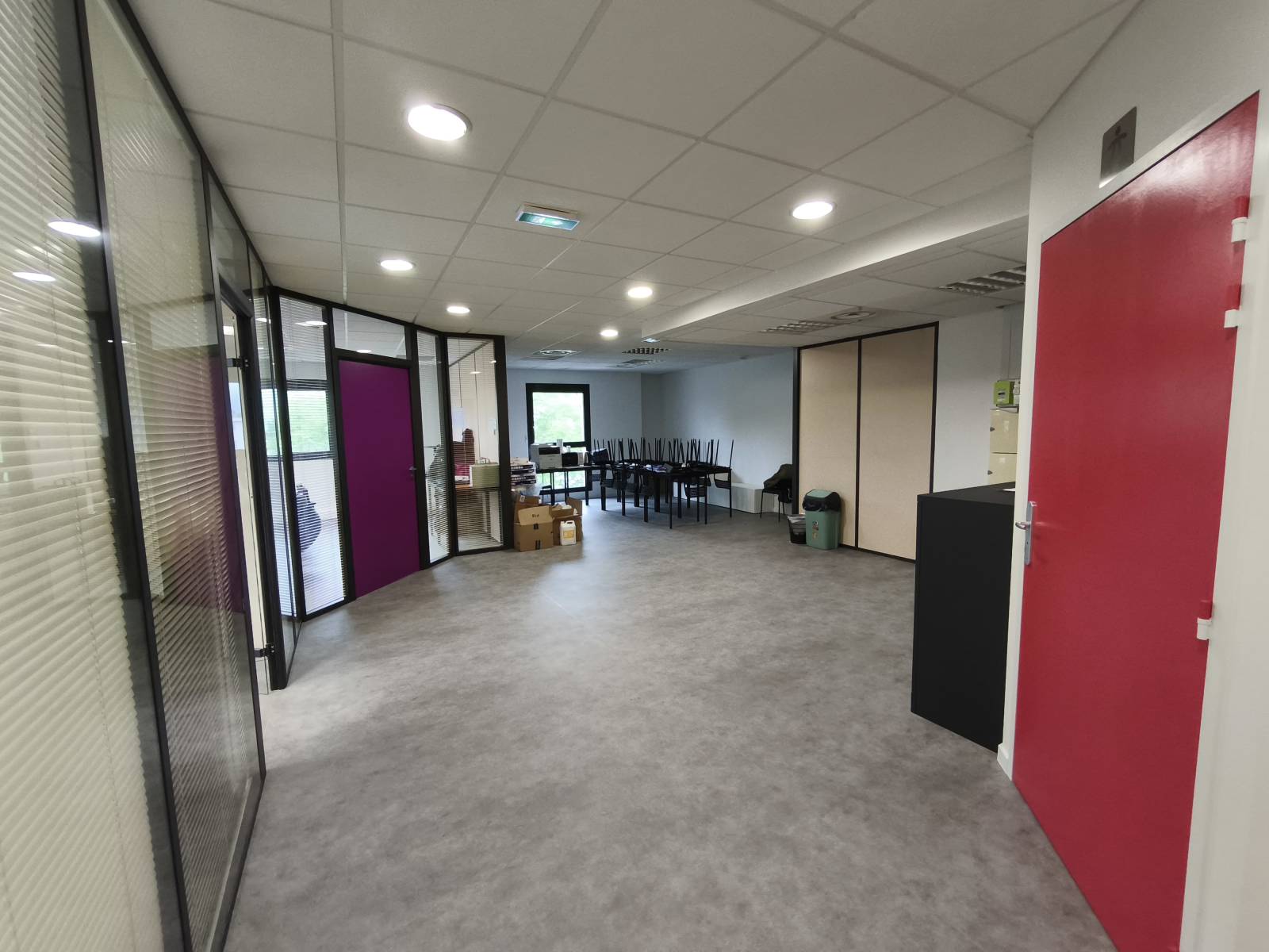 Rénovation et aménagement d’un local de formation et de bureaux à Chambéry
