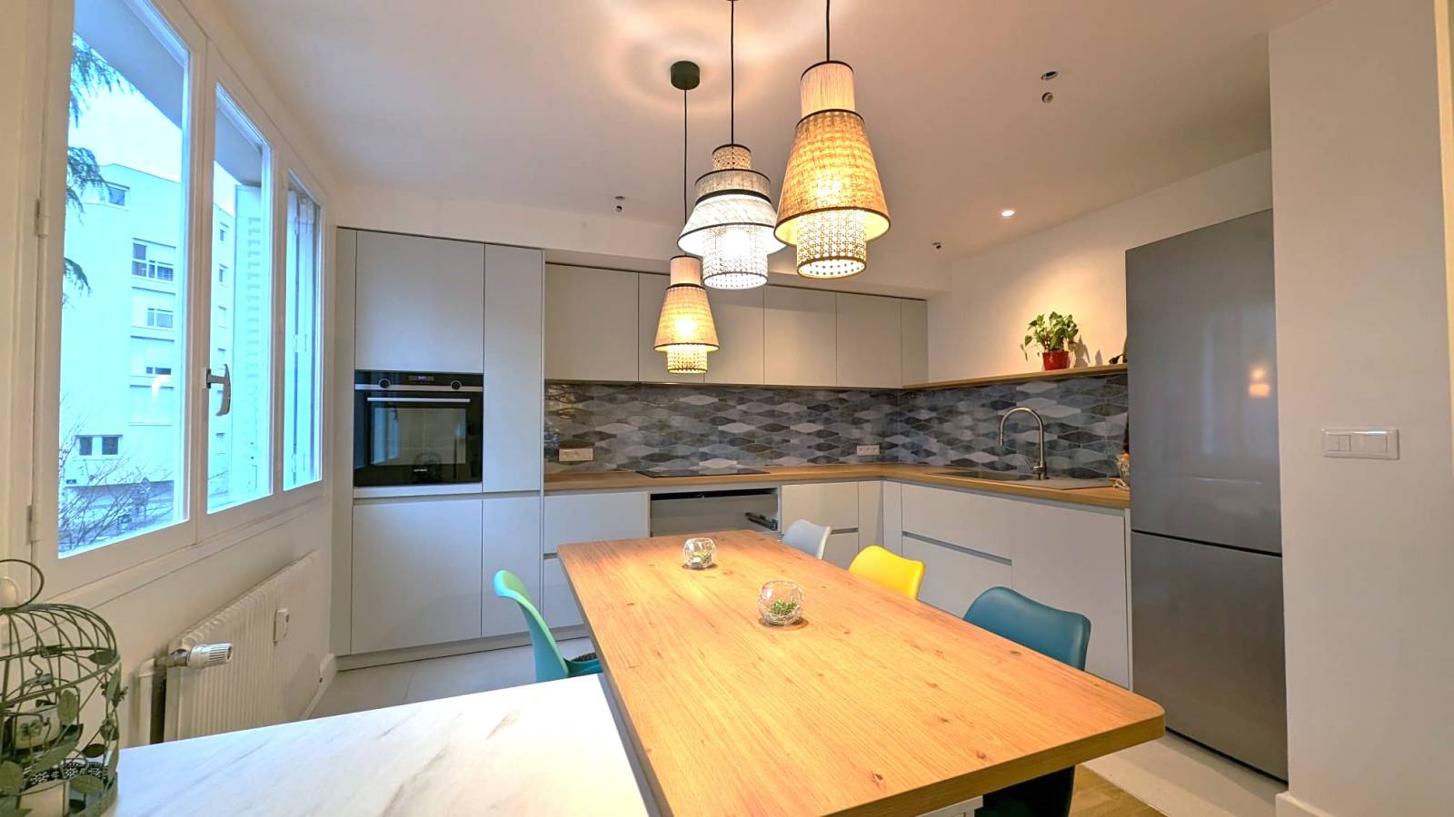 Rénovation complète d'une cuisine équipée à Lyon