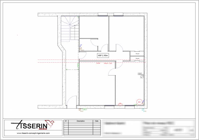 Réalisation d’un plan d’état des lieux d’un immeuble de logement à Cours-la-ville
