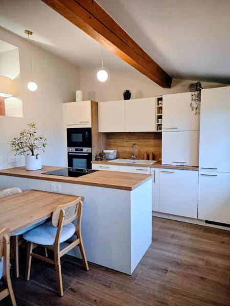 Rénovation complète d'un appartement avec cuisine équipée à Lyon