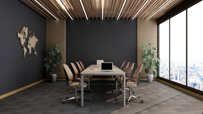 Rénovation intégrale de bureaux avec agencement sur mesure et acoustique optimisée pour open space à Villefranche‑sur‑Saône (69400 Rhône)