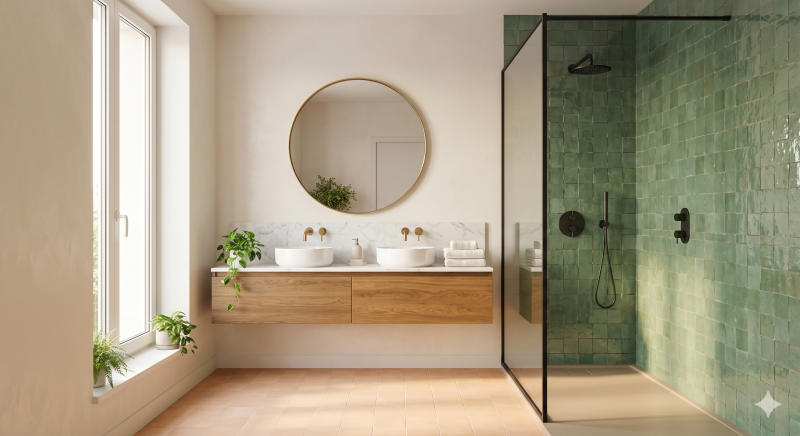 prix carrelage zellige salle de bain ecully